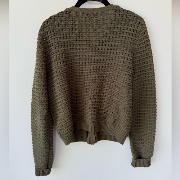 Rag & Bone Marlee Cardigan in Army size Large - Picture 7 of 8